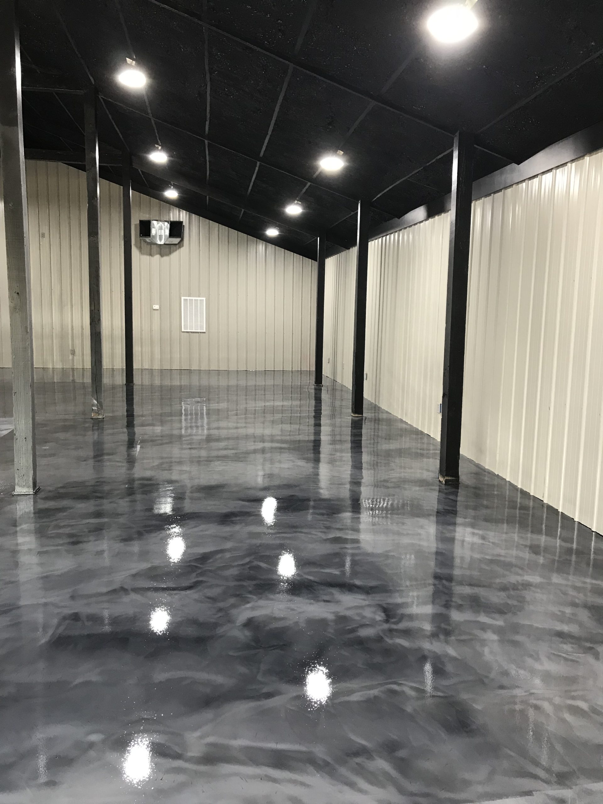 Specialized Metallic Floor Coating Metallic Decorative Polyaspartic Resinous Floor Coating