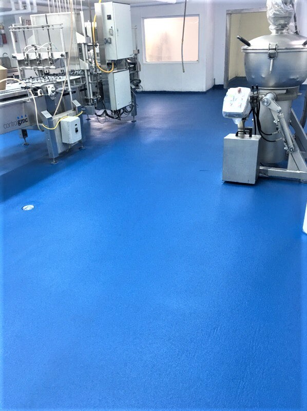 Industrial flooring solution for food and beverage sector Food and beverage resinous floor coating